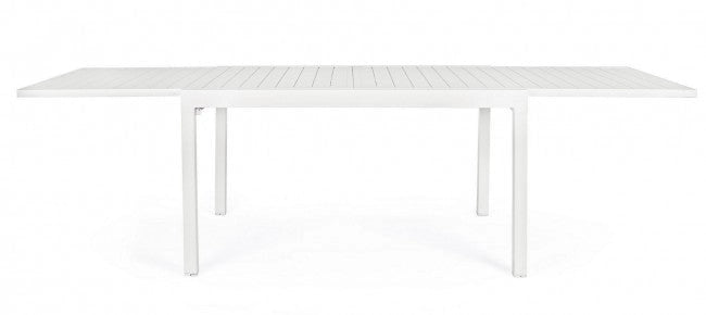 Tavolo Allungabile da Giardino 135-270x90x75h cm Pelagius Bianco