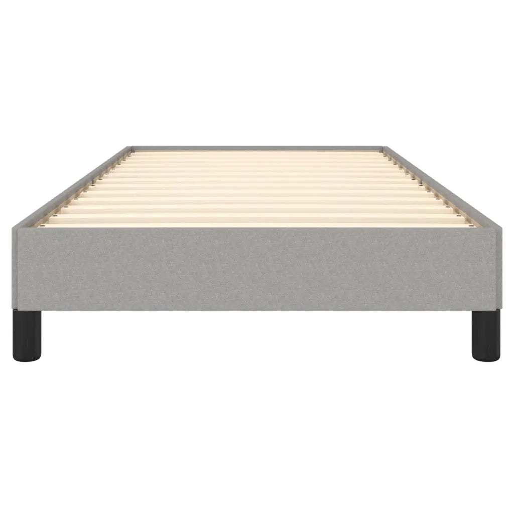 Giroletto senza Materasso Grigio Chiaro 100x200 cm Tessuto 346696