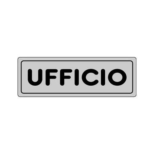 Adesivo Segnaletica UFFICIO Varie Misure - Lato interno - 15 x 10