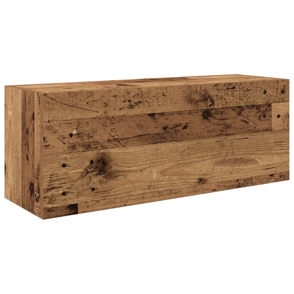 Mobile da Bagno Legno Antico 80x25x30 cm in Truciolato 860083