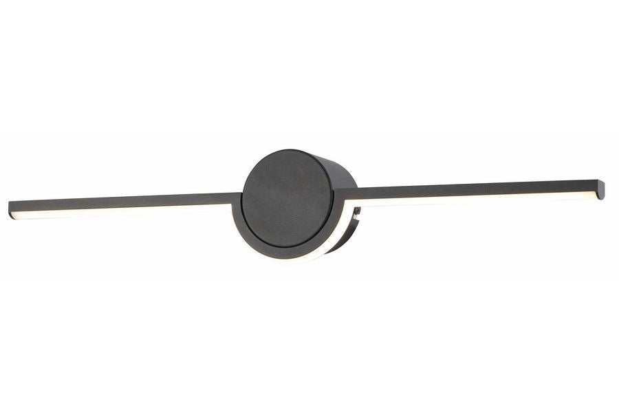 Applique nera moderna barra 51 cm LED 6W Reality Almyrida