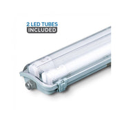 Plafoniera LED Doppia Impermeabile 36W 120cm 6400K SKU 6399