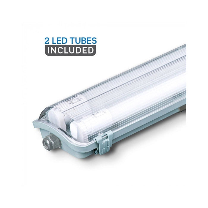 Plafoniera LED Doppia Impermeabile 36W 120cm 6400K SKU 6399