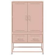 vidaXL Credenza Rosa 68x39x111,5 cm Acciaio