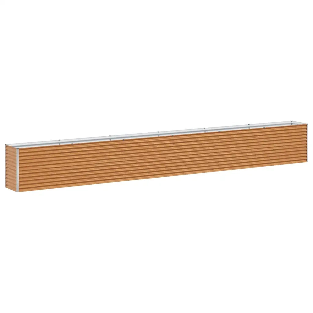 Fioriere | Cassetta per fiori | Letto rialzato da giardino 582 x 50 x 68 cm Acciaio zincato