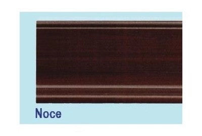 24 MT DI BATTISCOPA IN LEGNO LISCIO FINITURA NOCE 70X8 MM
