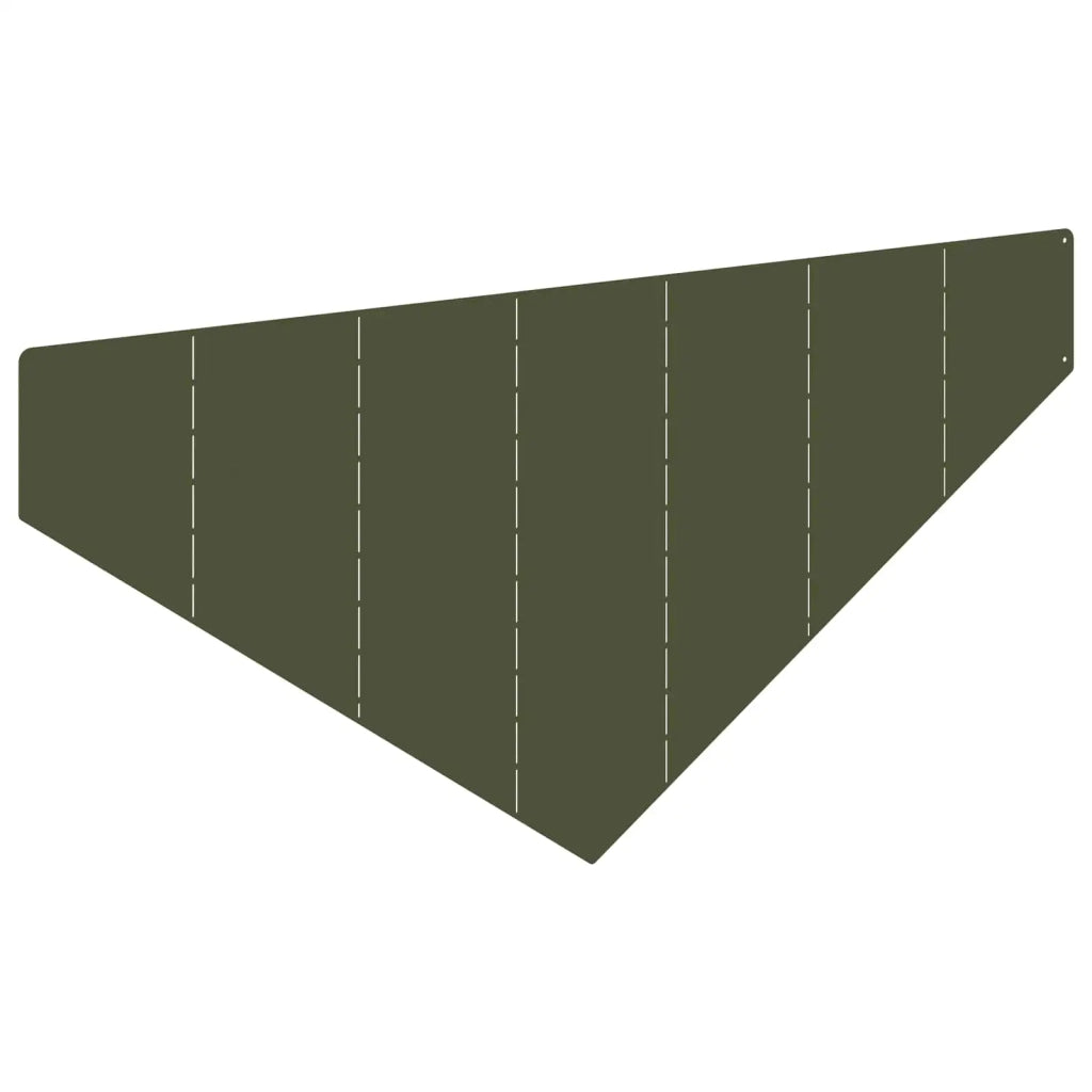 Bordura per Prato 100 x 45 cm Acciaio Verde Oliva 8008895