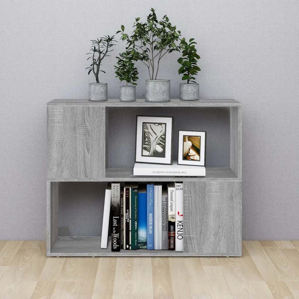 Libreria/Divisorio Grigio Sonoma 80x24x63 cm cod mxl 33959