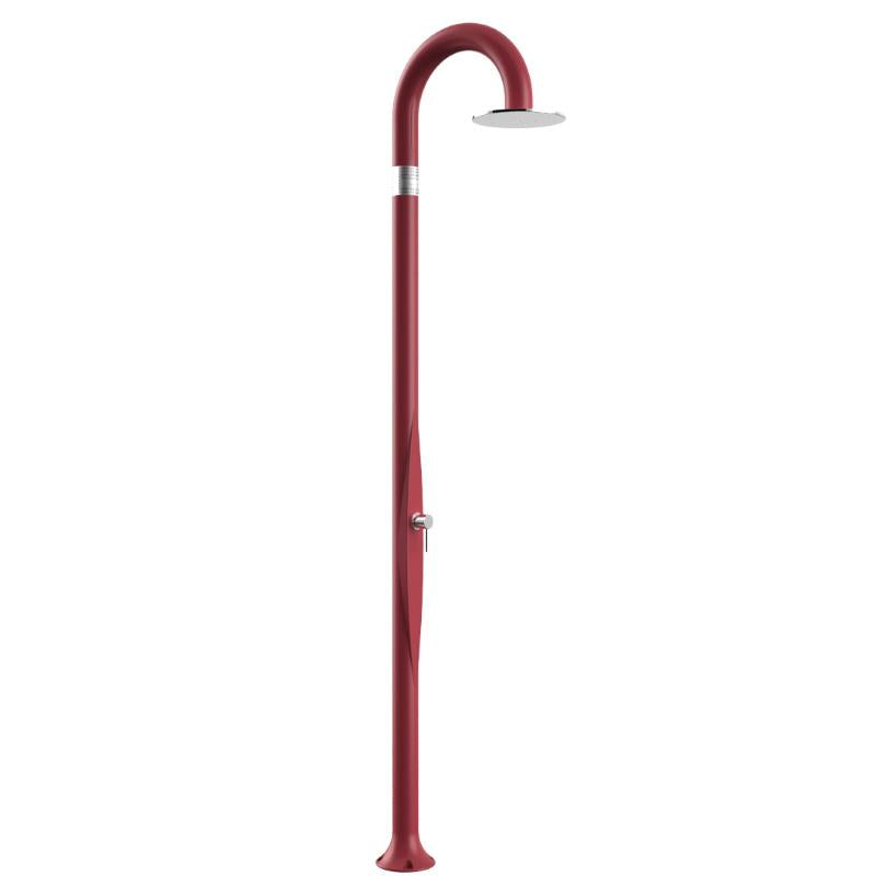 Doccia Tradizionale In Resina Funny Yin Con Miscelatore Colore Rosso Cv-T305/3027