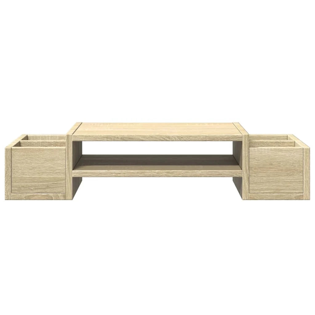 Supporto per monitor mobile da scrivania e mobile contenitore legno ingegnerizzato Sonoma marrone 02_0044960