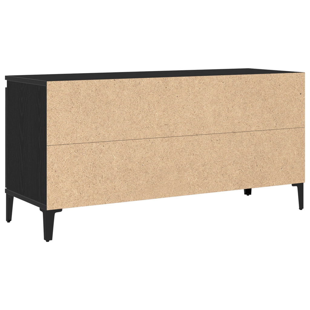 Mobile TV in Legno Ingegnerizzato Nero 102x35x50 cm