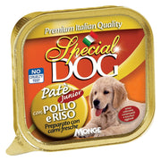 Alimento per Cani Pollo e Riso Monge Pate Special Dog 24 Pezzi 150 gr