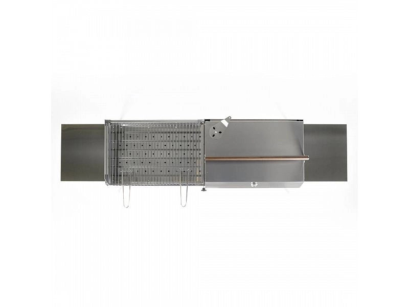 Barbecue a carbone Lisa Etna Maxi in acciaio inox