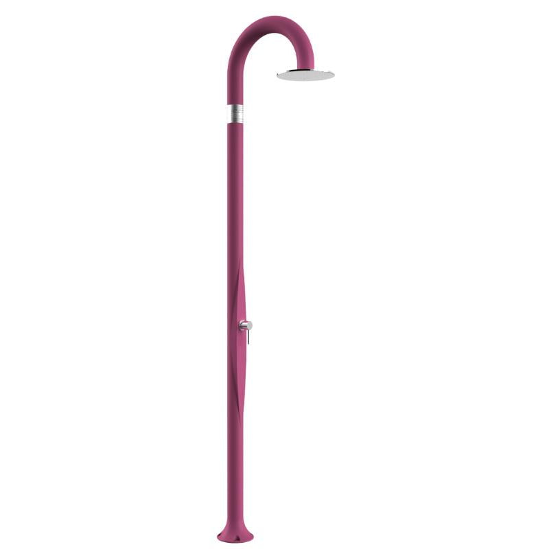 Doccia Tradizionale In Resina Funny Yin Con Miscelatore Colore Fuxia Cv-T305/4003