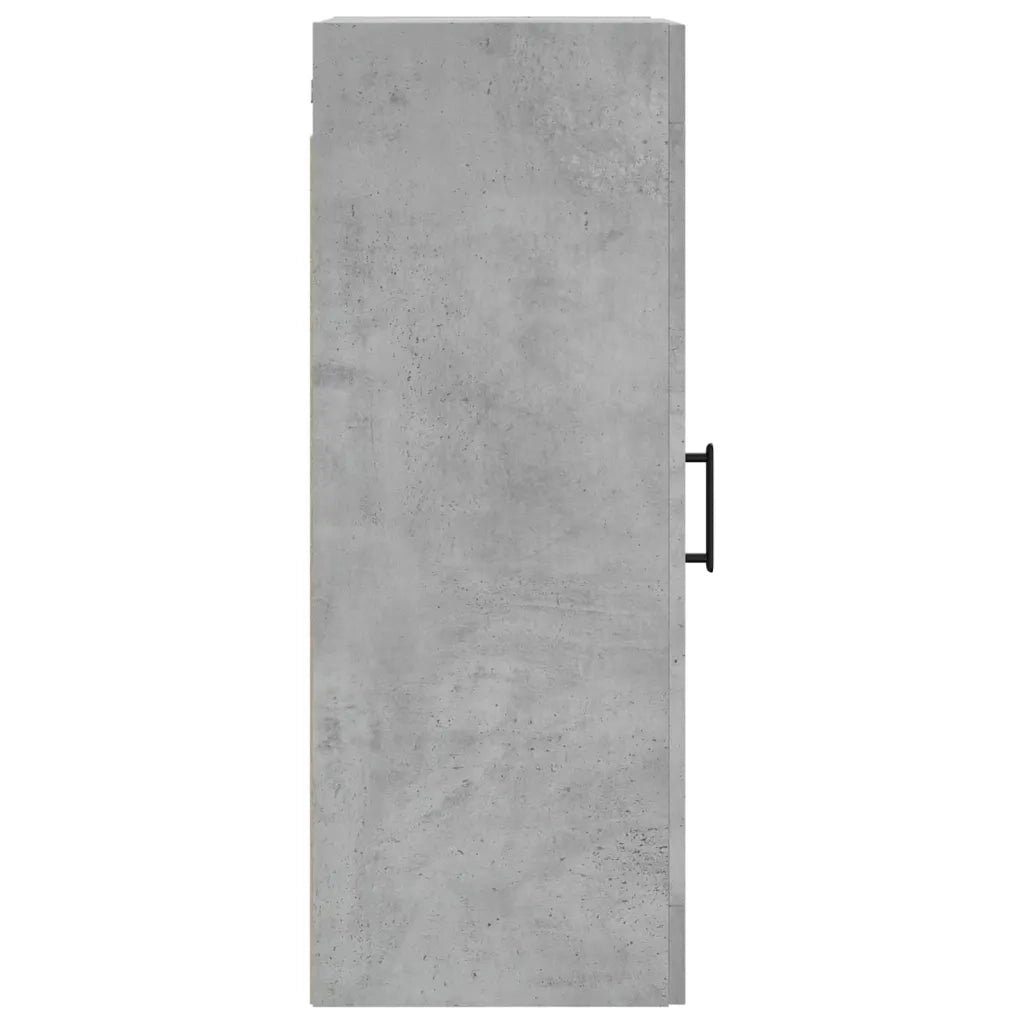 Armadietto a Muro | Mobile a Parete Grigio Cemento 34,5x34x90 cm