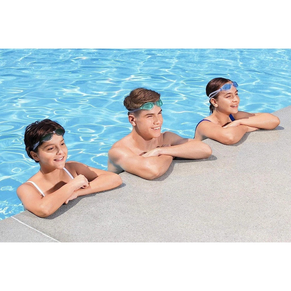 Trade Shop - Occhialini Nuoto Hydro Swim Ix-1400 14+anni Piscina Mare 3colori Assortiti 21077 -