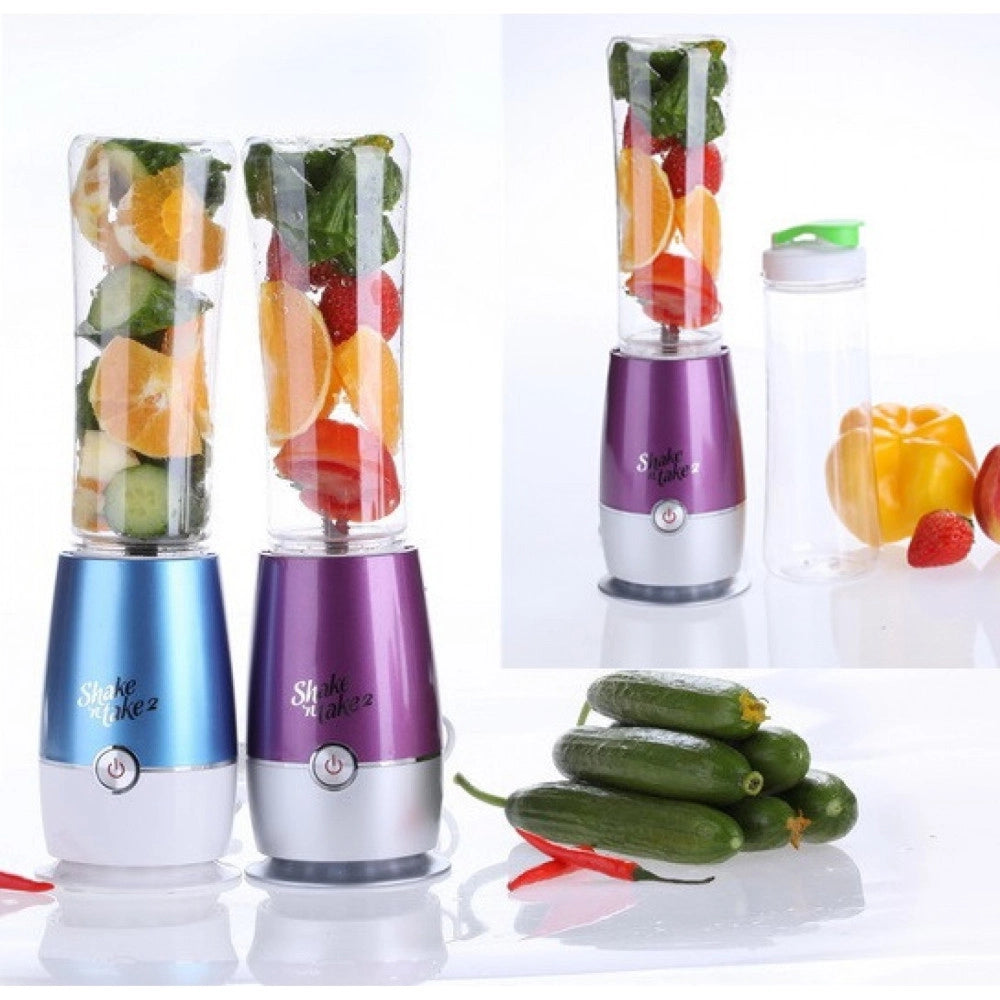 Trade Shop - Frullatore Shake N Take 2 Frappe Frutta Milkshake Gelato Fitness Palestra -