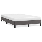 Letto matrimoniale | Letto per adulti | Giroletto senza Materasso Grigio 120x190 cm Similpelle