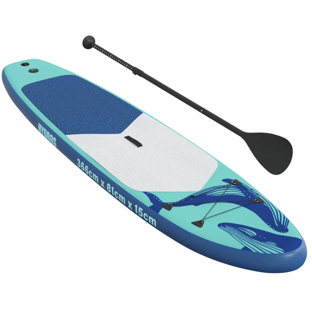Tavola da Paddle Gonfiabile HYDROS 366 x 81 x 15 cm Turchese 42039122