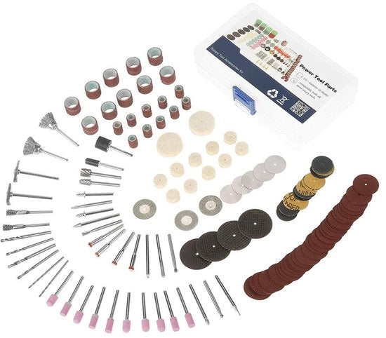 Set di Rotazione per Polire, Smerigliare e Forare Mini 141 pezzi