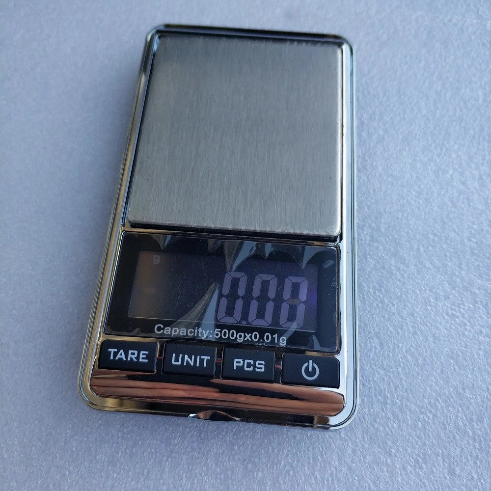 Trade Shop - Mini Bilancia Tascabile Digitale 0,01 G 500 G Display Lcd Retroilluminato Q-d101 -