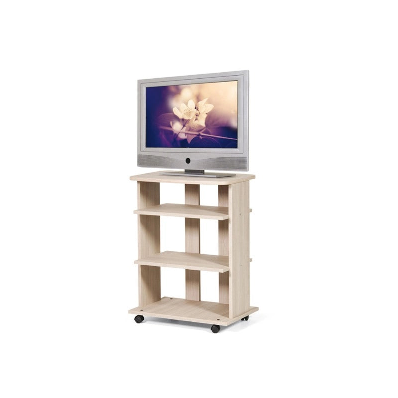 Carrello porta Tv Olmo 3 ripiani c-rotelle Cm 60x45xH 81