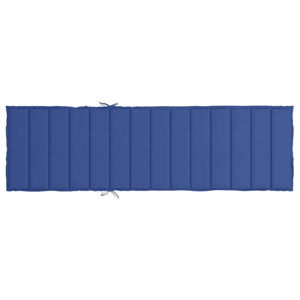 Cuscino per Lettino Blu Reale 200x50x3 cm in Tessuto Oxford