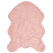 Tappeto in finta TAFALLA | Tappeto del soggiorno Rosa 80 x 120 cm Poliestere