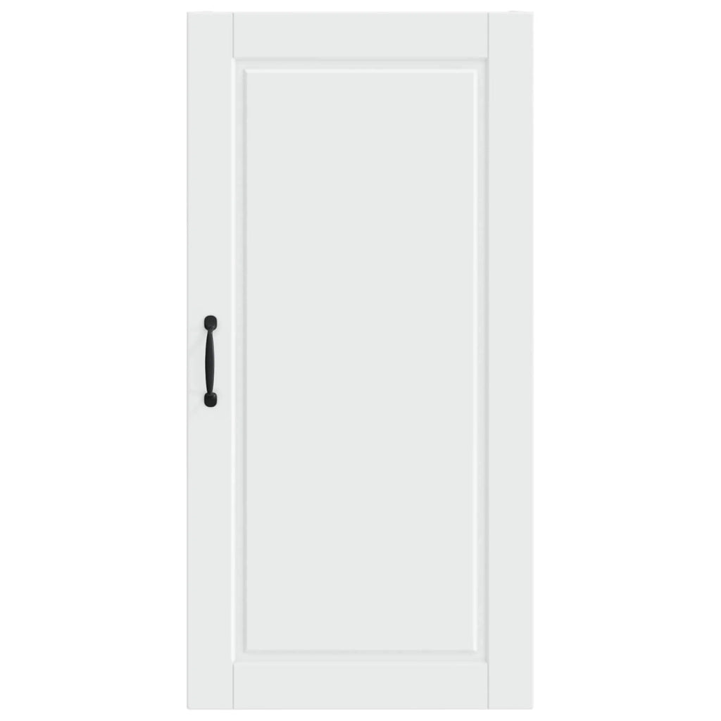 Mobile da cucina moderno da parete con pratico spazio di archiviazione 50 x 31 x 100 cm legno ingegnerizzato bianco 02_0054465