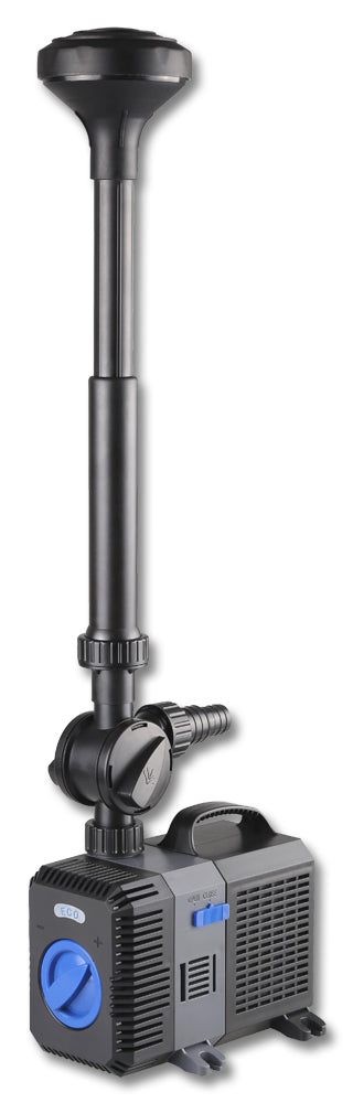 Set Filtro a 2 camere laghetto 60000l con Chiarificatore UVC 36W Pompa NEO10000 80W Fontana