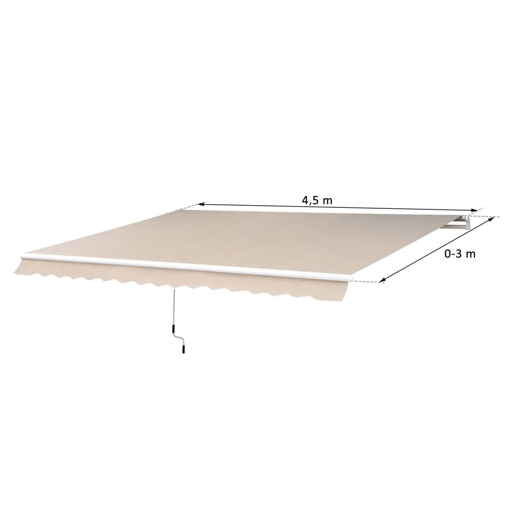 Tende d anello Alu Velo larghezza 3 m tendone protettivo solare per balcone colore beige