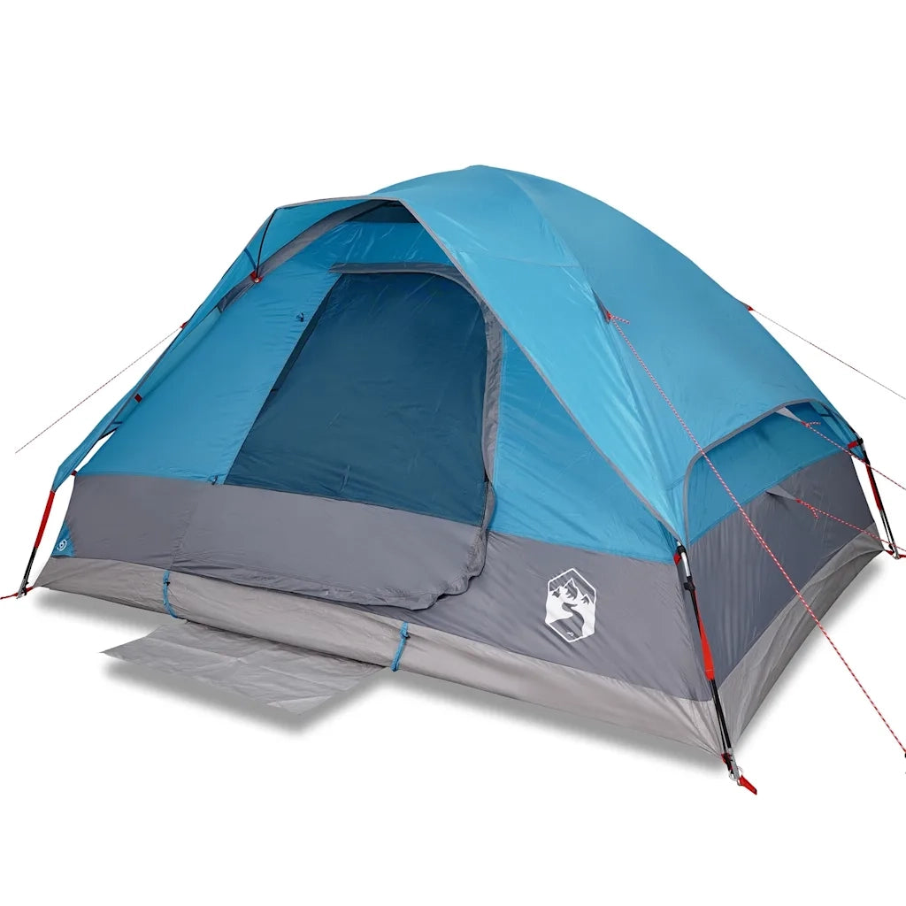 Tenda da campeggio | Tenda da campo a Cupola per 2 Persone Blu Impermeabile