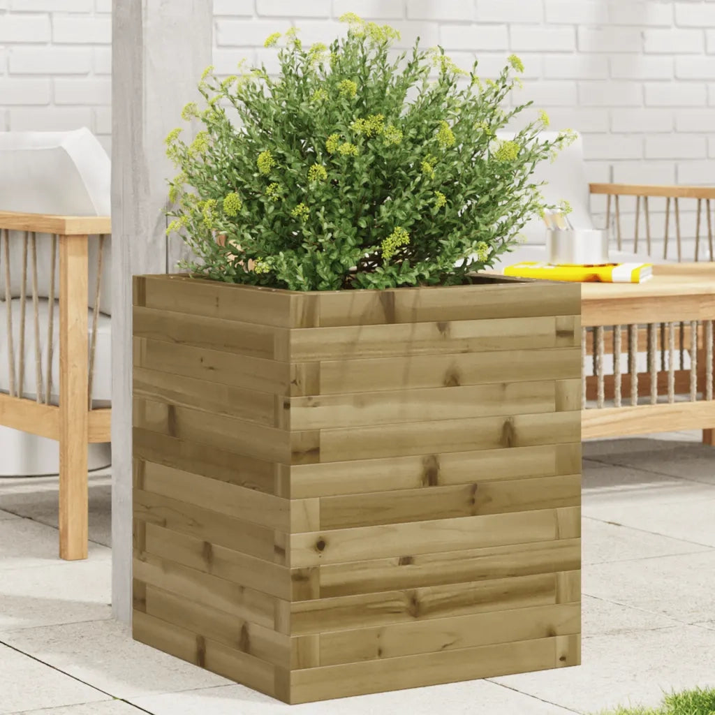 Fioriera da Giardino 40x40x46 cm in Legno di Pino Impregnato 3282403