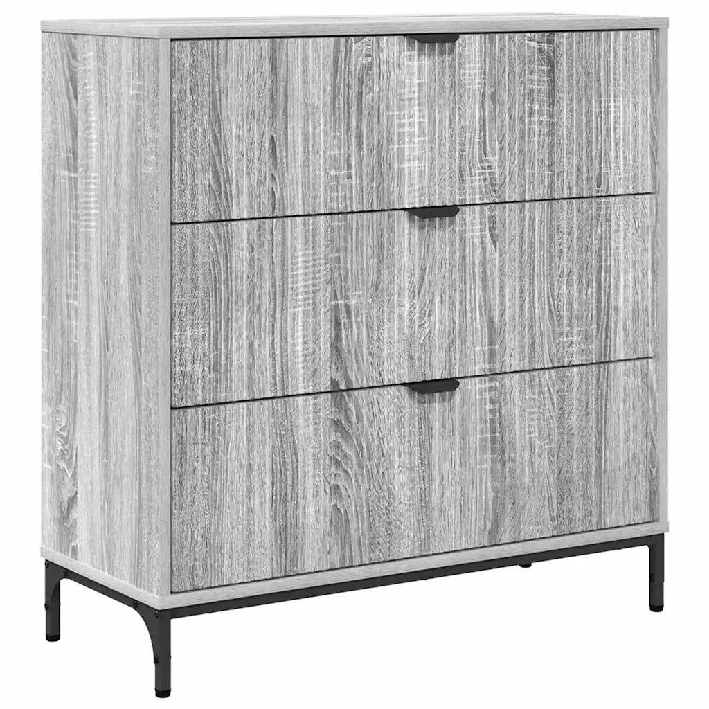 Credenza Grigio Sonoma 79,5 x 33 x 82 cm Legno multistrato 883440