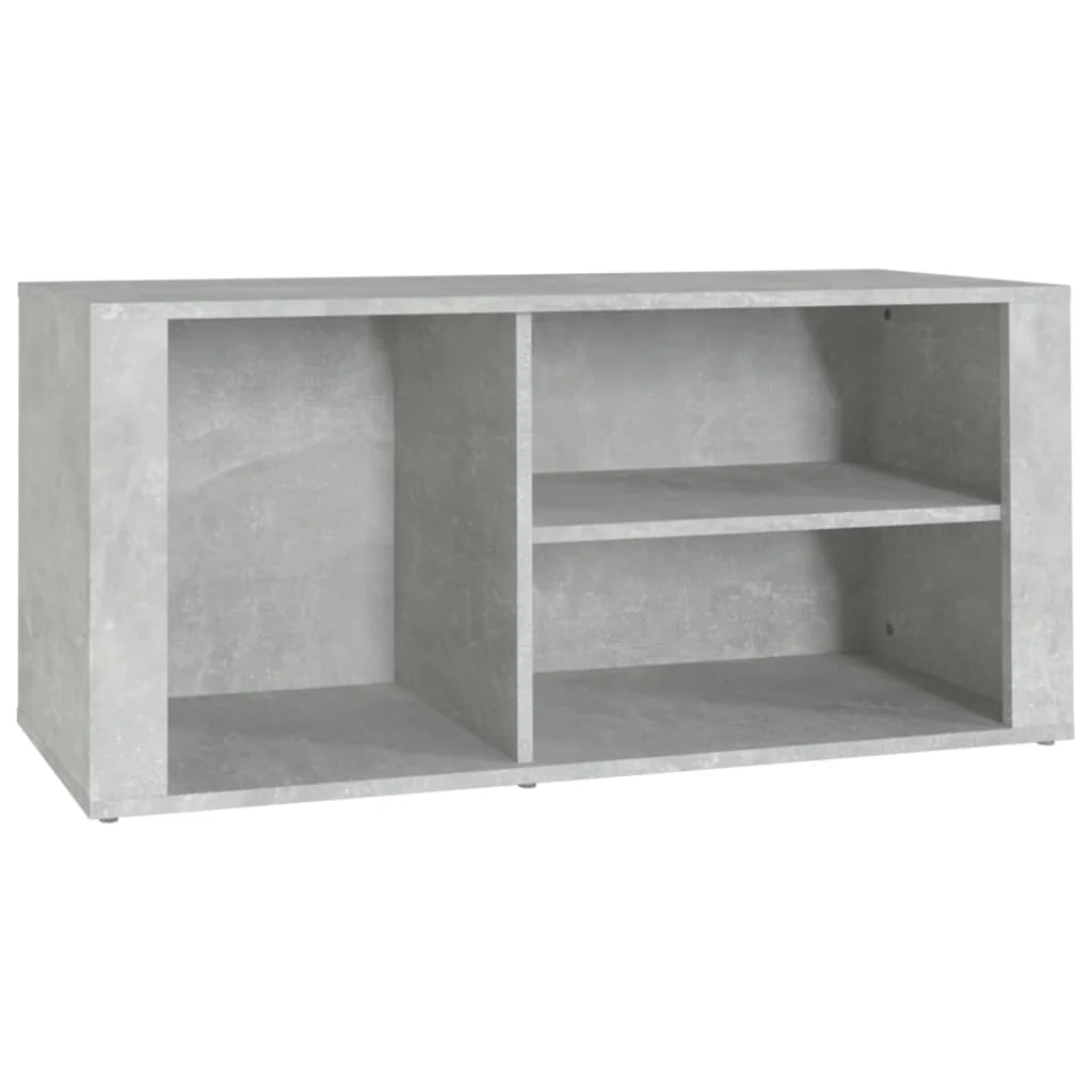 Scarpiera mobile contenitore per scarpe mobile per ingresso/corridoio/soggiorno 100 x 35 x 45 cm legno ingegnerizzato grigio 02_0021783