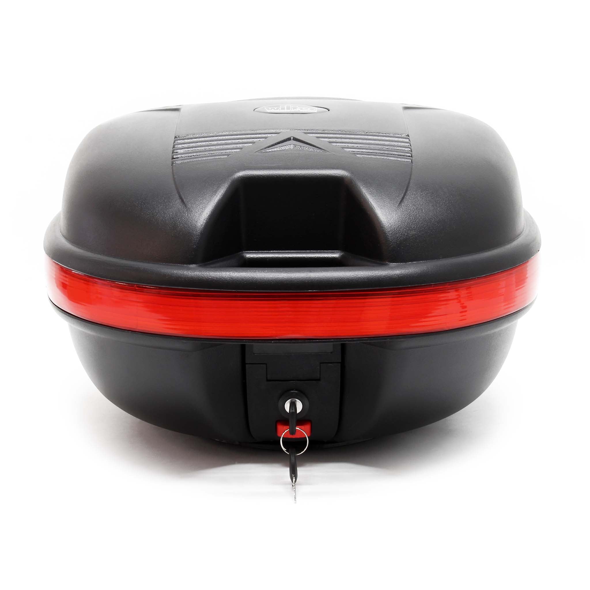 Bauletto posteriore per scooter e moto 31 litri nero opaco 46x39,5x28,5 cm Top case rigido