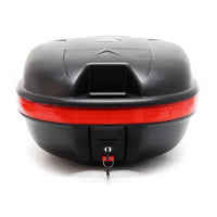 Bauletto posteriore per scooter e moto 31 litri nero opaco 46x39,5x28,5 cm Top case rigido