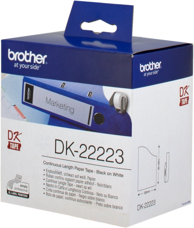 Brother DK-22223 etichetta per stampante Bianco