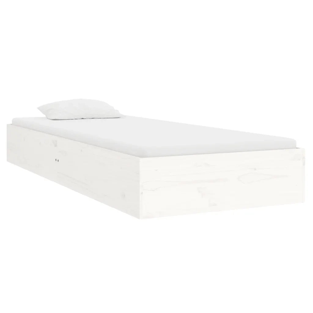 Giroletto Bianco in Legno Massello 90x190 cm Single 820068