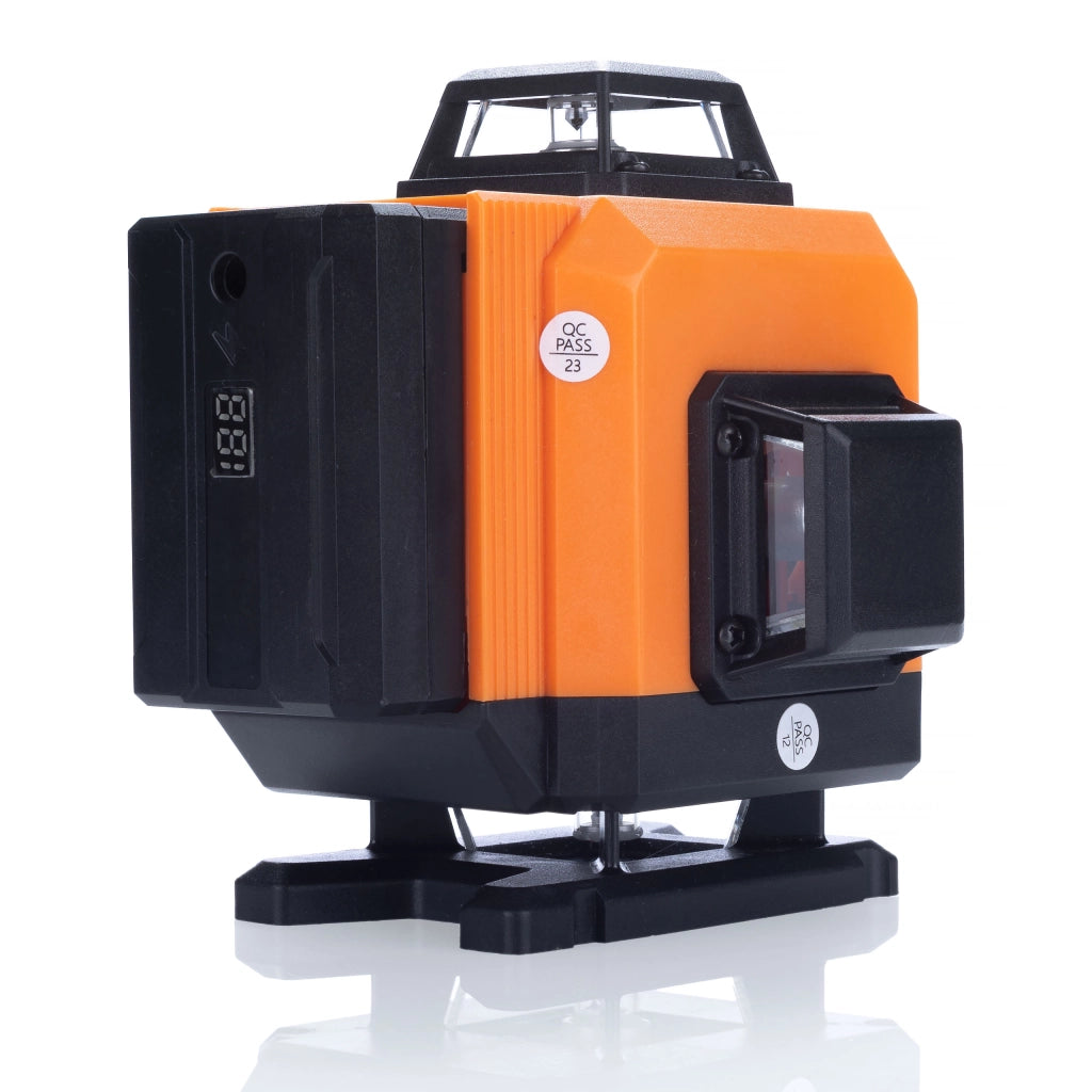 Livella Laser Rosfix Orange Tiger ROT16L – 16 Linee, Statore 43-120cm, Calibro Elettronica | Precisione 0,2 mm/10 m
