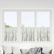 Pellicola statica per finestre Motivo Bamboo 60 x 500 cm PVC 3394706