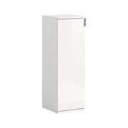 Mobile contenitore BODITE – 1 porta – Bianco lucido – Compatto e moderno