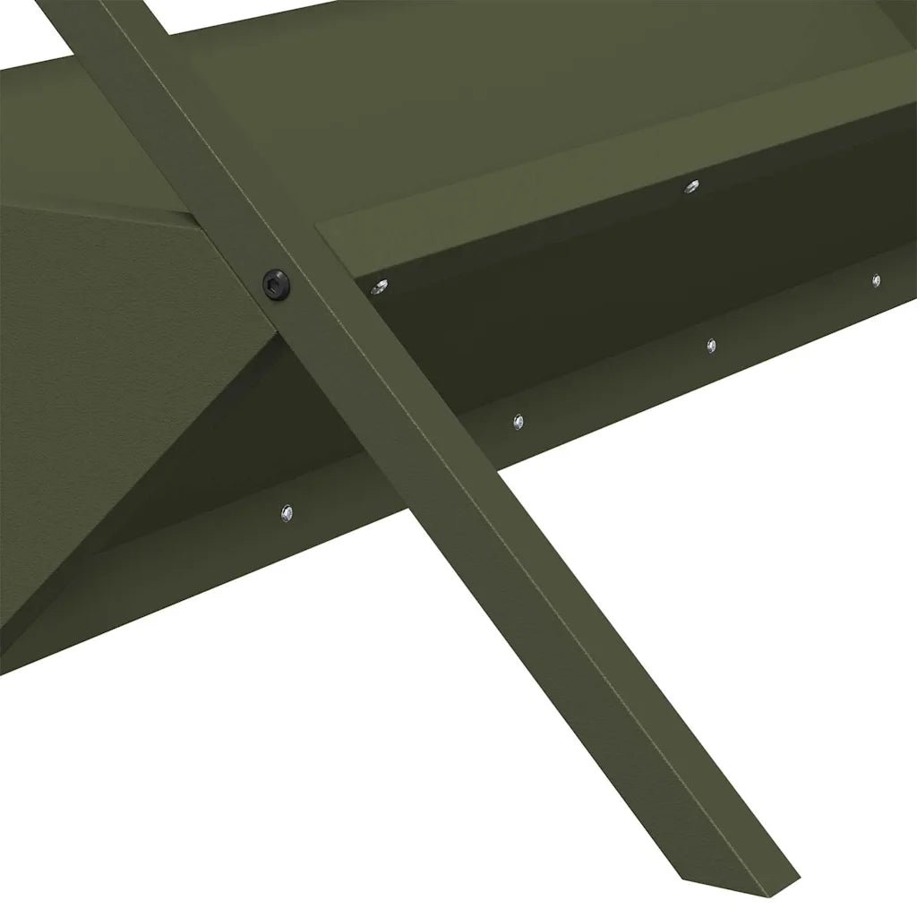 Abbeveratoio per bestiame Verde oliva 111 x 76 x 38 cm CFW1787184