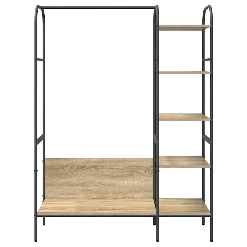 vidaXL Stendibiancheria Marrone 120 x 44 x 160 cm Legno multistrato