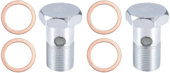 Set di Viti Holle - 49mm di Lunghezza - 6 Pezzi - Colore Argento - Adatto per Frizioni di Motocicletta - Materiale Duraturo - Bulloni di Motocicletta