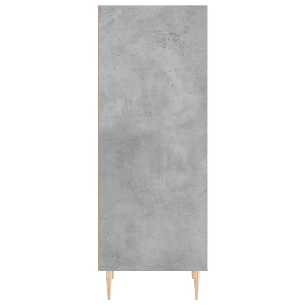 Credenza | Madia | Buffet da pranzo | Armadio da pranzo Grigio Cemento 34,5x32,5x90 cm in Legno Multistrato