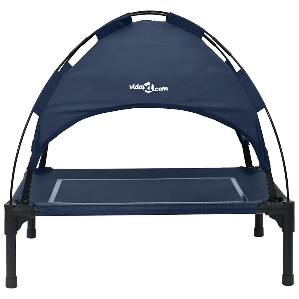 Letto per Cani Blu navy 71 x 64 x 71 cm Acciaio 42008198