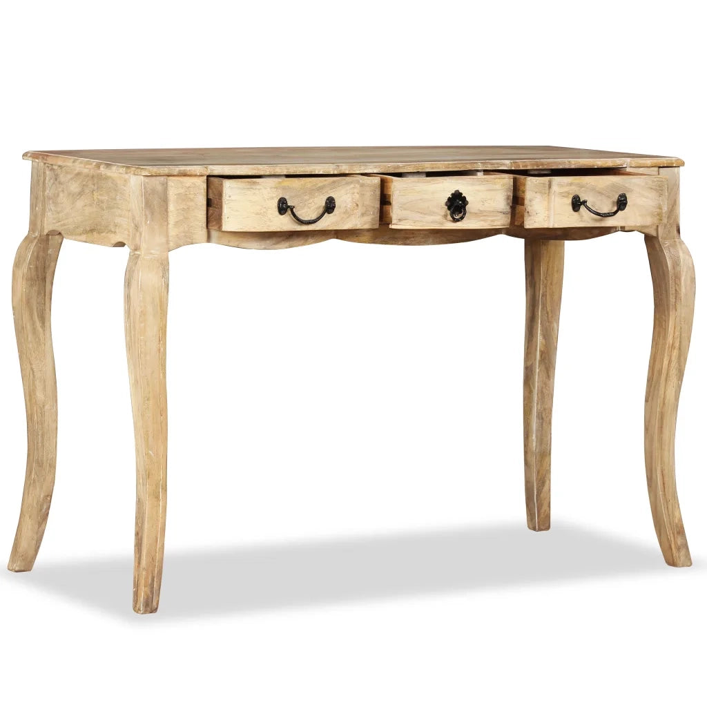 Tavolino Consolle in Legno Massello di Mango 120x50x80 cm 243987
