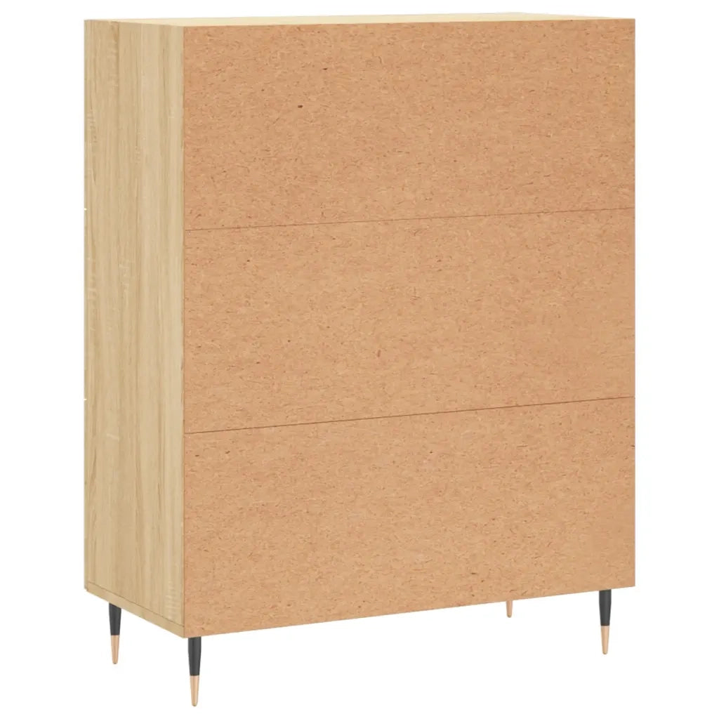 Credenza Rovere Sonoma 69,5x34x90 cm in Legno Multistrato 827831