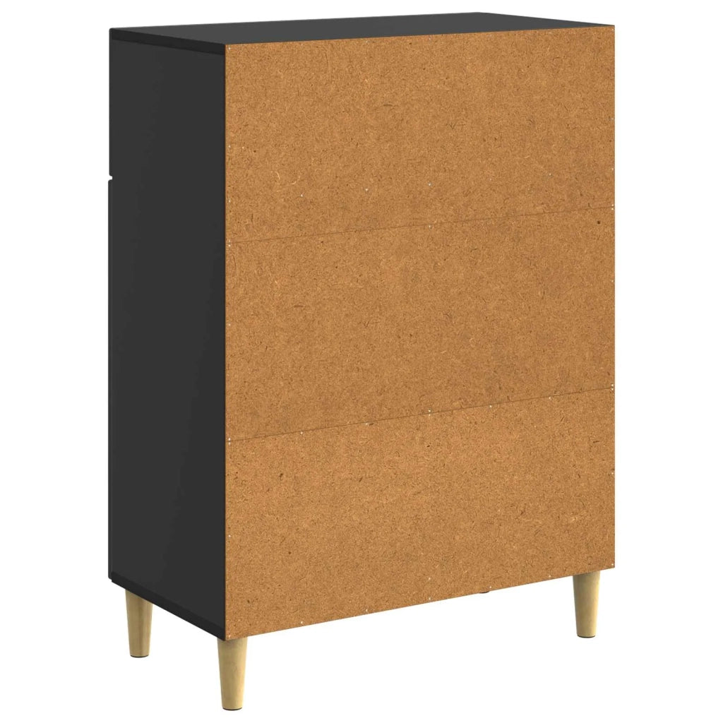 Credenza Nero 66 x 34,5 x 90 cm Legno ingegnerizzato